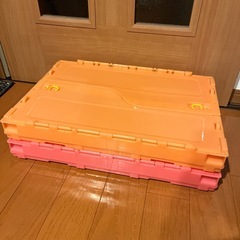 折りたたみコンテナ50リットル２つまとめての画像