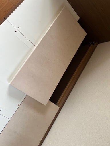 ニトリ　収納付きベッドフレーム　値段交渉可能です！