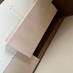 ニトリ　収納付きベッドフレーム　値段交渉可能です！の画像