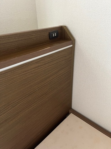ニトリ　収納付きベッドフレーム　値段交渉可能です！