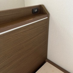ニトリ　収納付きベッドフレーム　値段交渉可能です！の画像