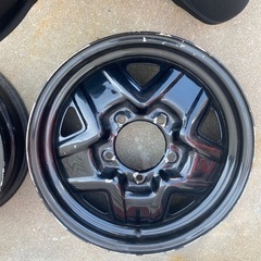 ジムニーの鉄ホイール　４本
の画像