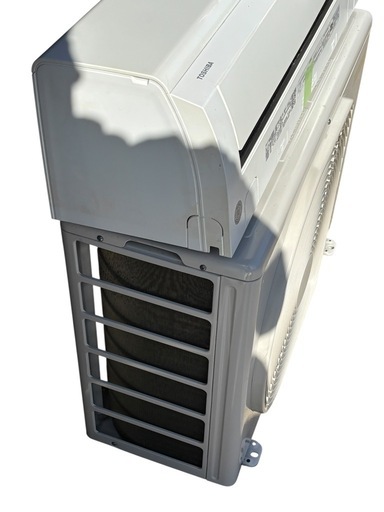 東芝 ルームエアコン 2021年 2.8kw ～12畳 大清快 プラズマ空清 標準モデル コンパクトタイプ RAS-H281P 爪折れあり