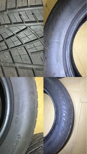 “Continental 255/55ZR18 夏タイヤ
 2本セット バリ溝 7.6mm 2023年製
