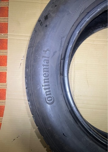 “Continental 255/55ZR18 夏タイヤ
 2本セット バリ溝 7.6mm 2023年製