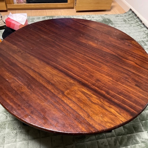 昭和 レトロちゃぶ台円卓 ( にゃおさん) 府中本町のテーブル《座卓