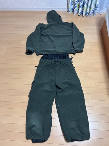 マーフ　mafh スノーボード　コーデュロイ　セットアップ　XL