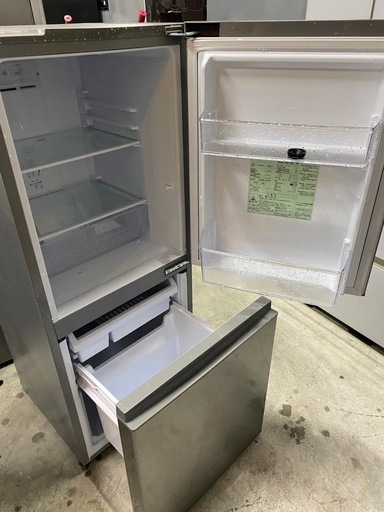 NO B860?福岡市内配送設置無料✨?冷蔵庫 ブラッシュシルバー AQR-13K-S [126L /2ドア /右開きタイプ] [冷凍