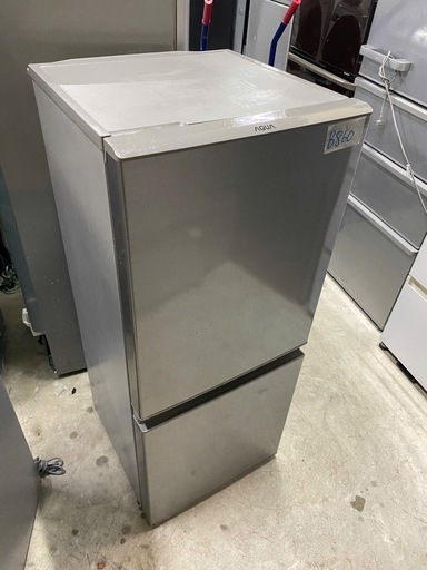 NO B860?福岡市内配送設置無料✨?冷蔵庫 ブラッシュシルバー AQR-13K-S [126L /2ドア /右開きタイプ] [冷凍