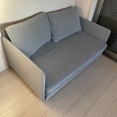 美品　IKEA FRIDHULT ソファベッド　グレーの画像