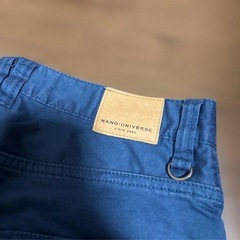 NANO UNIVERSE 青 カラーパンツ　Sの画像