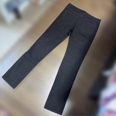 ユニクロジーンズ　76センチ　こげちゃの画像