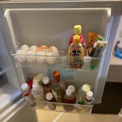 1〜2人暮らし用冷蔵庫【白】の画像