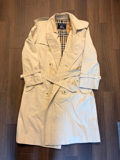 トレンチコート バーバリー Burberrys BURBERRY ベージュ コート 英国製 ヴィンテージ イングランド製 M