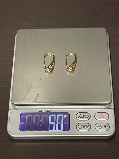 A24 金刻印 ピアス イヤリング アクセサリー 遺品整理 実家整理 ゴールド 貴金属 美品