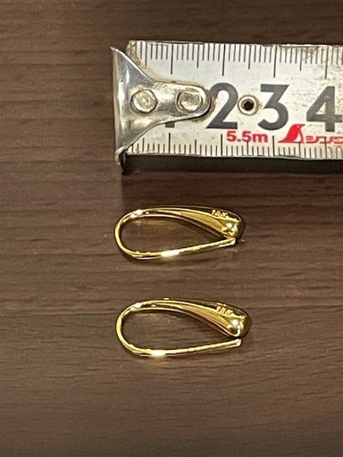 A24 金刻印 ピアス イヤリング アクセサリー 遺品整理 実家整理 ゴールド 貴金属 美品