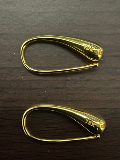 A24 金刻印 ピアス イヤリング アクセサリー 遺品整理 実家整理 ゴールド 貴金属 美品