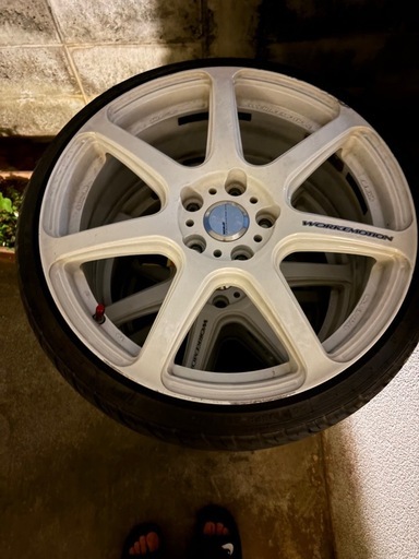ワークエモーションT7R 18インチ　7.5j pcd114.3  +47 4本