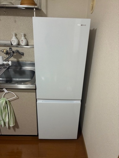ハイセンス 2ドア冷蔵庫（高年式）