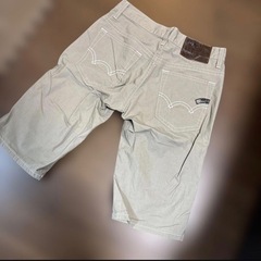 EDWIN ベージュ デニムショートパンツ　30の画像