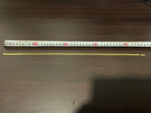 C18 金刻印 ネックレス チェーン アクセサリー 遺品整理 実家整理 ゴールド 貴金属 美品