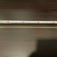 18 金 ネックレス チェーン アクセサリー 遺品整理 実家整理 ゴールド 貴金属 美品の画像