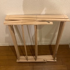 IKEA 木製物干しの画像