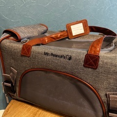 Mr. Peanut's 犬用キャリーバッグ(ほぼ未使用)の画像