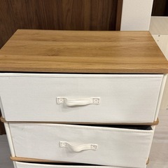 ニトリ　3段チェストの画像