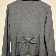 FREUDE グレー カジュアルブレザー 11号 しまむらの画像