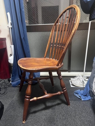 木製椅子 (sh091) 明大前の椅子《チェア》の中古あげます・譲ります