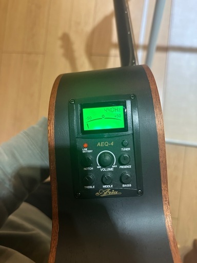 【決まりました】【美品】Aria FET-F2 STBK エレキアコースティックギター