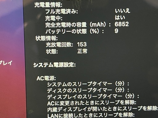 15インチMacBook Pro