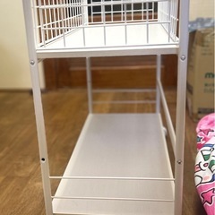 収納ラックキャスター付きワゴン マルチラック(リモブ2の画像