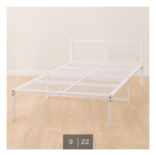 美品・定価約1.1万円】ニトリ シングルベッドフレーム（組み立て工具付