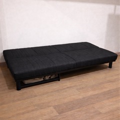 ブラック　ソファーベッド　
の画像