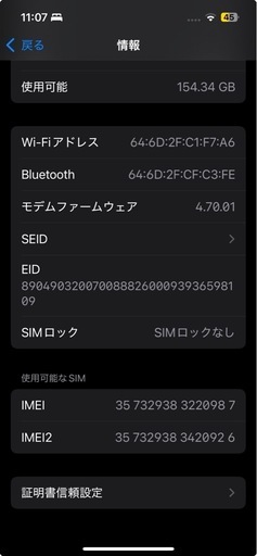 iPhone 13   256GB  SIM フリー