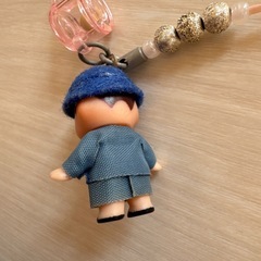 警察官キャラクター ストラップ キューピーの画像