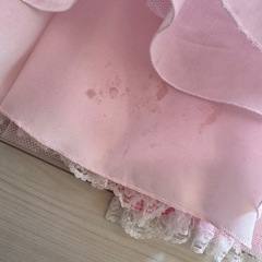 ピンク フリルリボンドレス 発表会の画像