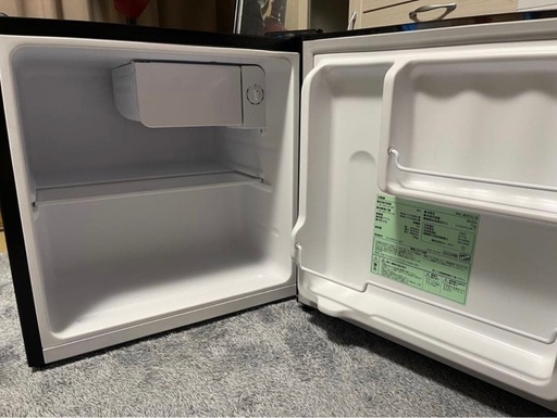 冷蔵庫 2023年製46Lブラック PRC-B051D-B (ニック) 木崎のキッチン家電