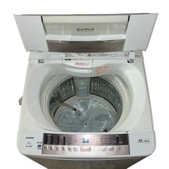 【ジ0224-26】ファミリー向け❗️傷や凹みがある為お安く譲ります❗️HITACHI 日立 洗濯機  BW-T803 2017年生 8kgの画像