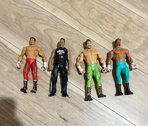 WWE プロレス　エディ・ゲレロ ザ・ロックフィギュア