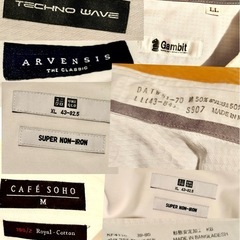 メンズシャツ30枚の画像