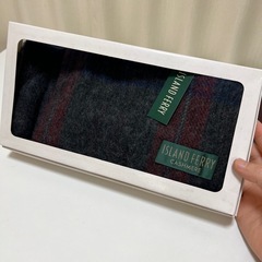 ISLAND FERRY マフラー カシミヤ入の画像
