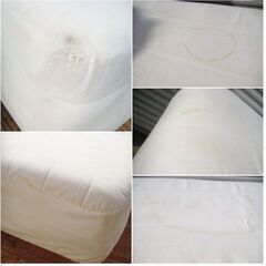 脚付マットレス シングルベッド　シンプル　高さ47x幅98x奥行196　一人暮らし　新生活　直接引取歓迎　944ZSの画像