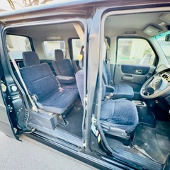 ホンダ バモス ターボ オートマチック。 ABA-HM1 2004。ABS/PS/PW/NAVIの画像