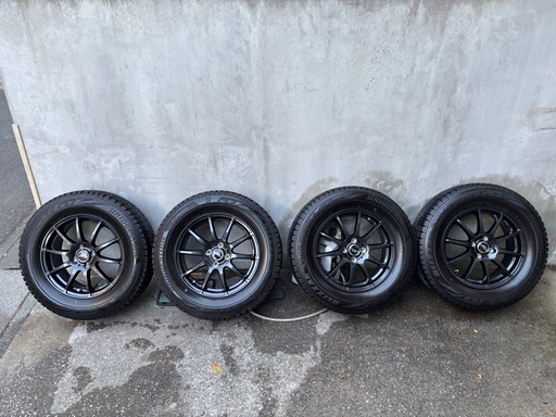 スタッドレスタイヤホイールセット2023年製ブリヂストンタイヤ215/65r