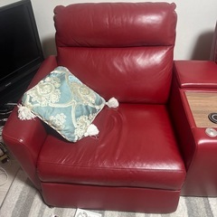 ニトリ ソファ N-ストラス（本革・電動リクライニング／2モーター／D641）の画像