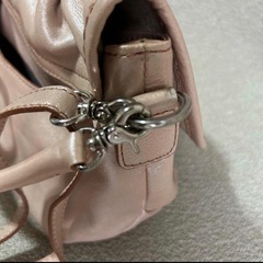 PELLE BORSA 本革 2WAY ショルダーバッグ（パール加工）の画像