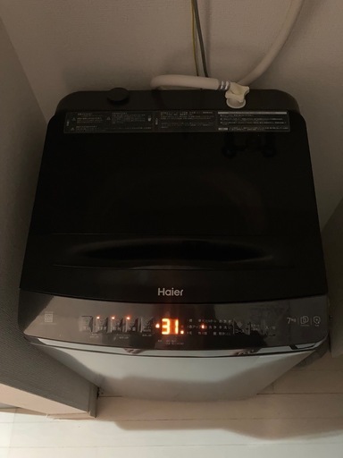 美品】ハイアール洗濯機 7Kg 2025年購入JW-UD70MK (ますた) 南郷7丁目